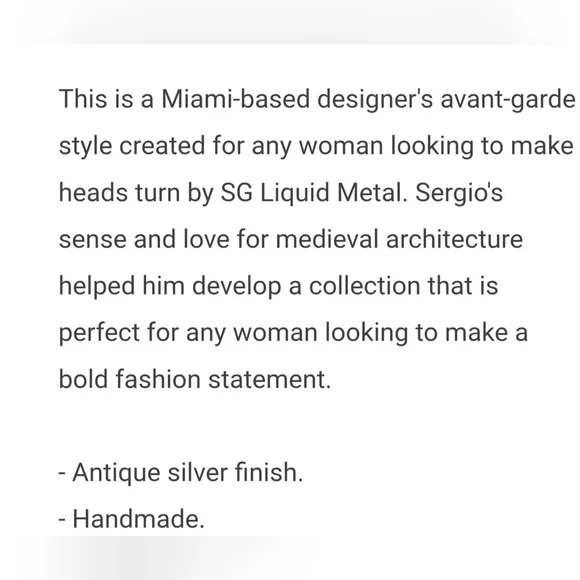 Sergio Gutierrez Liquid Metal Bracelet - Picture 9 of 10